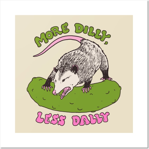 More Dilly, Less Dally Wall Art by Hillary White Rabbit